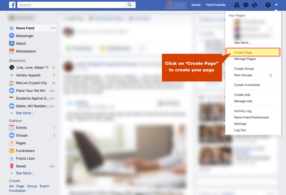 creating a facebook business page